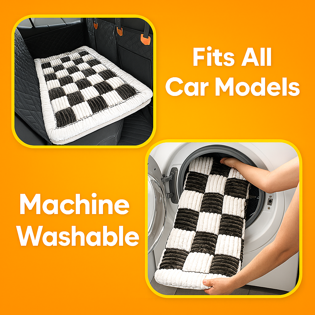 WoofyRide™ - Hard Bottom Dog Car Seat Protector + (FREE Dog Bed)