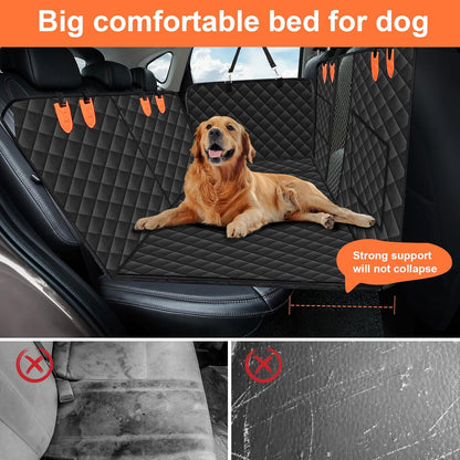 WoofyRide™ - Hard Bottom Dog Car Seat Protector + (FREE Dog Bed)