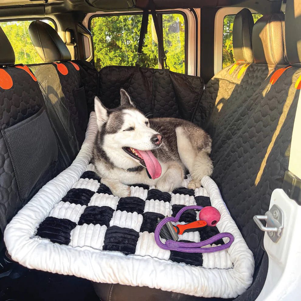 WoofyRide™ - Hard Bottom Dog Car Seat Protector + (FREE Dog Bed)