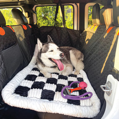 WoofyRide™ - Hard Bottom Dog Car Seat Protector + (FREE Dog Bed)